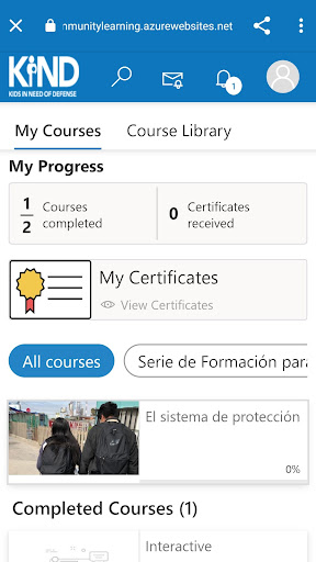KIND University Screen 3