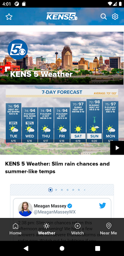 Screenshot of San Antonio News from KENS 5
