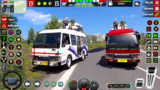Coach Bus Driving Games 3D Screen 3
