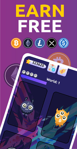 Android application CryptoFast - Earn Real Bitcoin screenshort