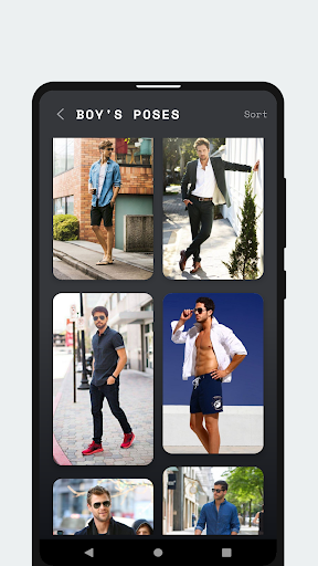 Android application Younger Photo Poses screenshort