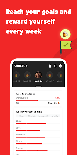 500Club - Workout challenge
