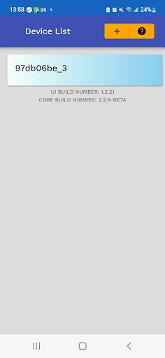 Android application Cam Server screenshort