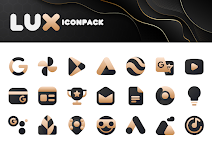 screenshot of Gold IconPack : LuXGold