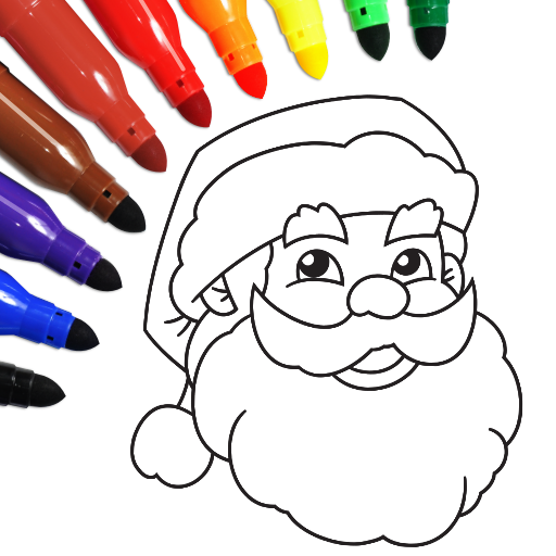 Desenho de dinossauro de natal para colorir