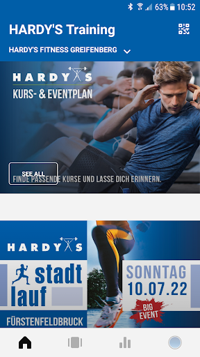 Android application HARDY'S Training screenshort