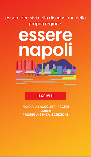 Android application esserenapoli screenshort