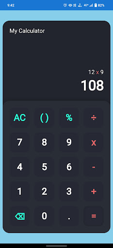 My Calculator Screen 2
