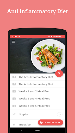 Android application Anti Inflammatory Meal Prep screenshort