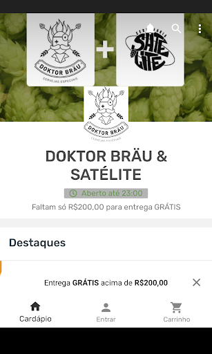 Android application DOKTOR BRÄU & SATÉLITE screenshort