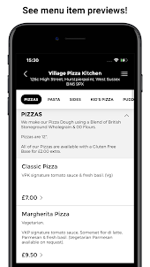 Village Pizza Kitchen App