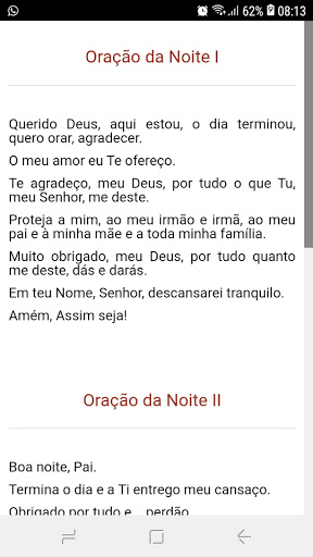 Oração da Noite Screen 2