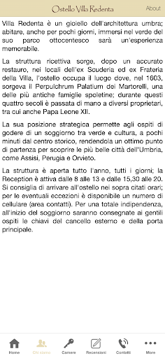 Android application Ostello Villa Redenta App screenshort