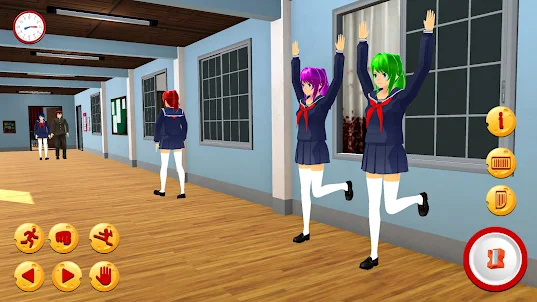 Anime High School Girl 3D Game