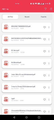Android application Advanced PDF Viewer screenshort