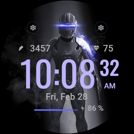 Robot Watch Face screenshot 13