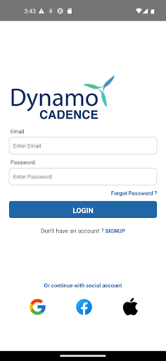 Android application Cadence EV Driver screenshort