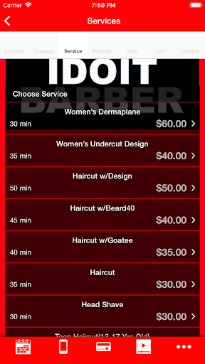 I Do It Barber Screen 3