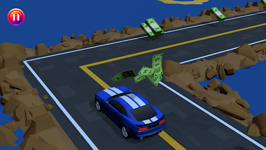 ZigZag Car Racing Games 2D