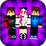 Cover Image of Tải xuống PvP Skins cho Minecraft PE 2.5 APK