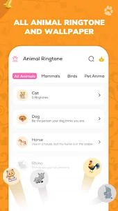 Animals: Ringtones - Sounds