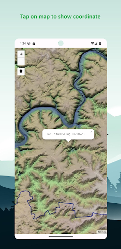 Mammoth Cave Offline Topo Map Screen 3