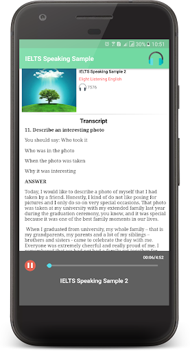 IELTS SPEAKING SAMPLE