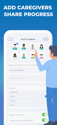 Screenshot of Symptom and Medication Tracker