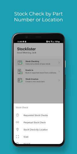 Stocklister Screen 2