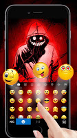 screenshot of Creepy Red Smile Theme