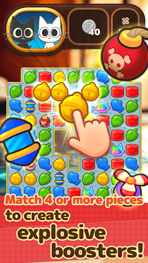 Ash & Snow: Cat Pop'n Match 3