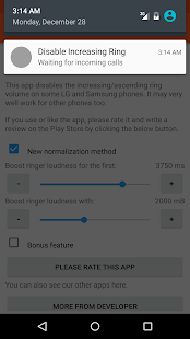 Disable Increasing Ring Captura de pantalla