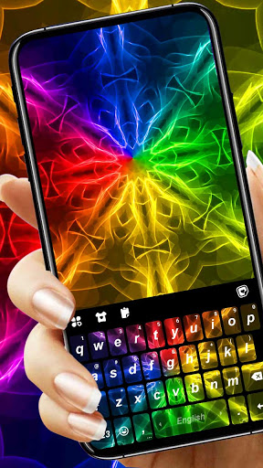 Android application RGB Geometric Colors Theme screenshort
