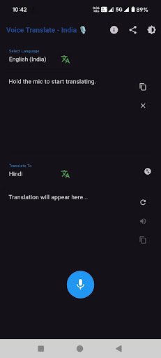 Voice Translator - India