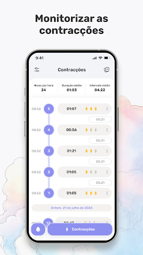 Contrações e Baby screenshot 1