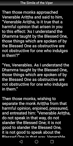 The Simile of the Viper Sutta Screen 3