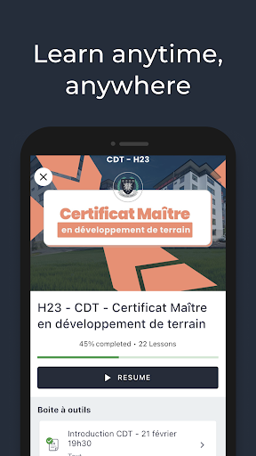 Android application Collège MREX : immobilier screenshort