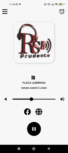 Android application Rádio saudade Pres. Prudente screenshort