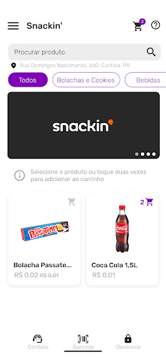 Snackin’ Mini Mercados 24h