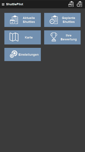 Android application ShuttlePilot screenshort