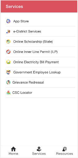 Nagaland State Portal Screen 2