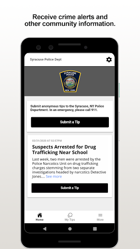 Android application Syracuse PD screenshort