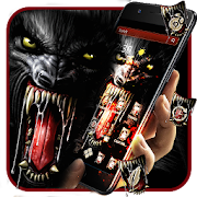Evil Dark Horrific Wolf Theme  Icon