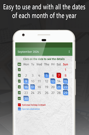 brazil calendar 2024 Screen 2