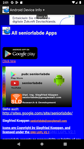 Android Device Info + screenshot 9