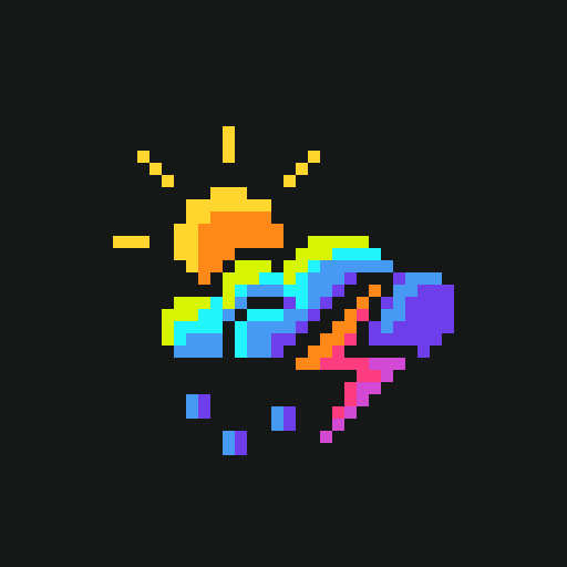 Retro Mode - Weather Widget Logo