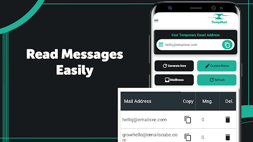 Screenshot of Temp Mail - Disposable Email