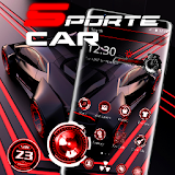 Red and Black Sports Speed Car Theme 🚗 icon