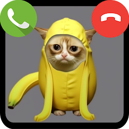 Icon image Fake Call Banana Cat Game
