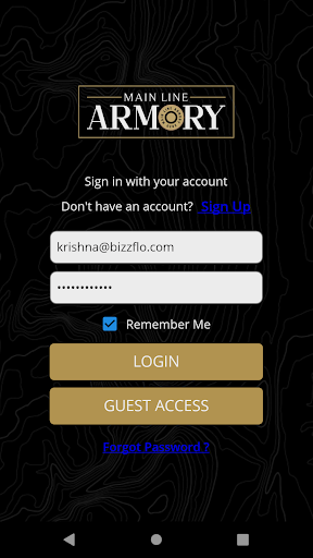 Android application Main Line Armory screenshort